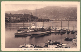 CPA  - ALPES MARITIMES - SAINT JEAN CAP FERRAT - LE PORT - Barques, Petits Voiliers Et Yachts - Saint-Jean-Cap-Ferrat