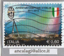 USATI ITALIA 2011 - Ref.1213 "JUVENTUS CAMPIONE D'ITALIA" 1 Val. - - 2011-20: Oblitérés