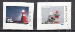 Vuurtoren, Lighthouse : Nederland  Persoonlijke Zegel: Westkapelle , Rolzegel 2x : ’n Goeie Kossemisse  + Meeuw - Fari