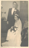 Annonymous Persons Souvenir Photo Social History Portraits & Scenes Wedding Bride Groom - Photographie