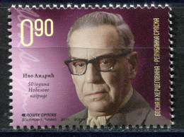 BOSNIA SERBIA(141) - Ivo Andric - Writter - Nobel Prizes - MNH Set - 2011 - Bosnien-Herzegowina