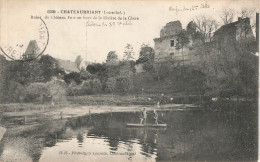 CHATEAUBRIANT : RUINE DU CHATEAU FORT AU BORD DE LA RIVIERE DE LA CHERE - Châteaubriant