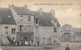 SAINT CYR L'ECOLE - Place De L'Abbaye - Café - 1914 - St. Cyr L'Ecole