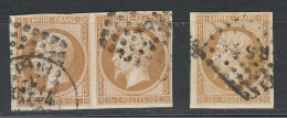 "les Deux Autres Nuances Du 13B " PAIRE N°13Bb BRUN + 13Ba BISTRE BRUN TBE 300€ - 1853-1860 Napoléon III