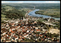 ÄLTERE POSTKARTE DEGGENDORF FLIEGERAUFNAHME LUFTBILD PANORAMA TOTALANSICHT AK Ansichtskarte Cpa Postcard - Deggendorf