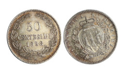 SAN MARINO 50 CT. 1898 KM# 3 RARA - San Marino