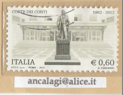 USATI ITALIA 2012 - Ref.1218 "CORTE DEI CONTI" 1 Val. - - 2011-20: Used