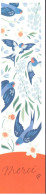 Signet De Remerciement APF France Handicap - Oiseaux, Fleurs - Bookmarks