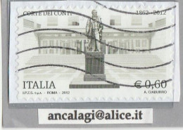 USATI ITALIA 2012 - Ref.1218A "CORTE DEI CONTI" 1 Val. - - 2011-20: Used