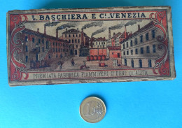 L. BASCHIERA E CI VENEZIA Italy Beautifull Old LITHO Kitchen Matchbox Matches Scatola Di Fiammiferi Italia Venice Italie - Scatole Di Fiammiferi