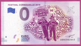 0-Euro UEAC 2019-2 FESTIVAL CORNOUAILLE 2019 - Essais Privés / Non-officiels