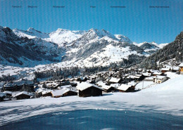 2 AK Schweiz * Blick Auf Adelboden Im Berner Oberland - 2 Luftbildaufnahmen * - Adelboden