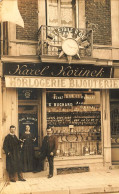 Trouville * RARE Carte Photo * Horlogerie Bijouterie Karel KORINEK A L'Etoile D'Or 44 Quai Tostain * G. BUCHARD Oméga - Trouville