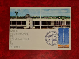 CARTE Maximum 1979  LE BOURGET SALON AERONAUTIQUE ET ESPAC CONCORDE - 1970-1979