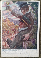 1922.Künstler-Ansichtskarte Hans Baluschek: Brüder, Das Ist Deutscher Wein - Autres & Non Classés