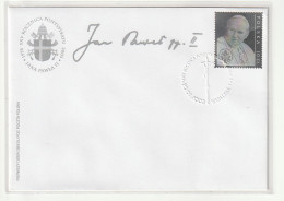 Polen: Papst Paul II - Silbermarke - Auf FDC - Other & Unclassified