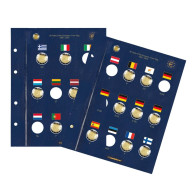 Leuchtturm Münzblätter VISTA - 30 Jahre EU-Flagge (2er Pack) 347758 Neu - Supplies And Equipment