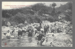 Saint Laurent En Royans, Colonie Jeanne D'Arc, Un Bain Dans Le Cholet (9880) - Autres & Non Classés