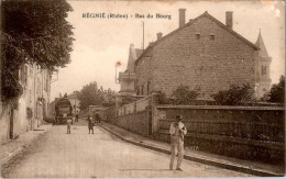 Régnié-Durette Canton De Beaujeu Bas Du Bourg Rhône 69430 Cpa Ecrite Au Dos En B.Etat - Andere & Zonder Classificatie