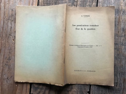 E. VOOSEN Les Persécutions Romaines Etat De La Question Extrait De Revue Diocèsaine De Namur T 12 N°5 1958 - Geschichte