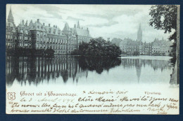 Groet Uit 's-Gravenhage. Vijverberg. Binnenhof. Hofvijer. Bâtiments Du Parlement Sur Le Lac Hofvijver. 1898 - Den Haag ('s-Gravenhage)