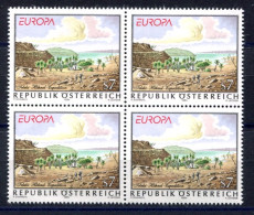 RC 27531 AUTRICHE COTE 12€ N° 1955 X 4 Ex EUROPA 1994 L'EUROPE ET LES DECOUVERTES NEUF ** MNH TB - 1994