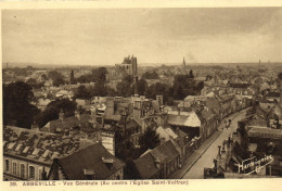 ABBEVILLE - VUE GENERALE ( AU CENTRE L' EGLISE SAINT VULFRAN ) - Abbeville