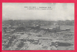 Cpa 94 VITRY-SUR-SEINE, INONDATIONS 1910 Quartier De Port-à-l 'Anglais, Voir Scanne Dos Vierge Et Divisée, - Vitry Sur Seine