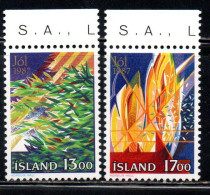 ISLANDA ICELAND ISLANDE ISLAND 1987 CHRISTMAS NATALE NOEL WEIHNACHTEN NAVIDAD JOL COMPLETE SET SERIE COMPLETA MNH - Neufs