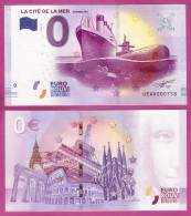 0-Euro UEAD 2017-2 LA CITÉ DE LA MER - CHERBOURG - Private Proofs / Unofficial