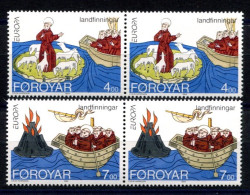 RC 27533 FEROE COTE 14€ N° 254 / 255 X 2 Ex EUROPA 1994 L'EUROPE ET LES DECOUVERTES NEUF ** MNH TB - 1994