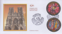 Enveloppe   FDC  1er   Jour   FRANCE    Cathédrale  De  REIMS    2011 - 2010-2019