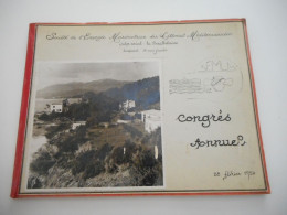 83 VAR, RARE ALBUM PHOTOS ET DESSINS 1954 JOURNAL DE CONGRES, Sté ENERGIE MAREMOTRICE LITTORAL MEDITERRANNEEN - Côte D'Azur