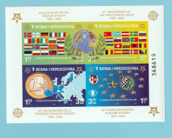 Bosnia And Herzegovina 2006 - Europa 50 Years, Flags Stamps S/S MNH - Bosnie-Herzegovine