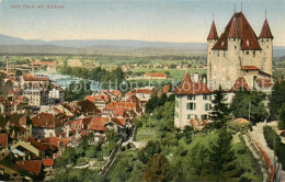 13800551 Thun BE Panorama Mit Schloss Thun BE - Sonstige & Ohne Zuordnung