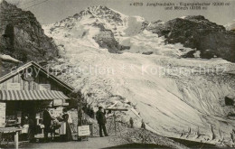 13800381 Jungfraubahn Berghaus Eigergletscher Und Moench Berner Alpen Jungfrauba - Sonstige & Ohne Zuordnung