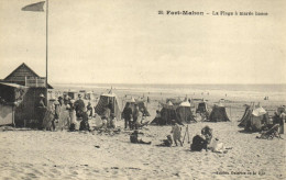 FORT MAHON - LA PLAGE A MAREE BASSE - Fort Mahon