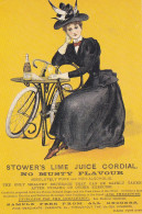 Nostalgia Postcard - Advert, Stower's :ime Juice Cordial  - VG - Unclassified