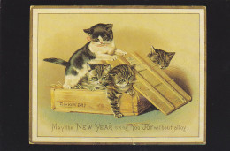 Nostalgia Postcard - New Year Sentiments (Edwardian)  - VG - Ohne Zuordnung
