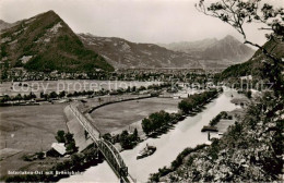 13800331 Interlaken BE Panorama Mit Braeunigbahn Alpenpanorama Interlaken BE - Sonstige & Ohne Zuordnung