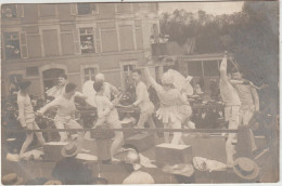 A IDENTIFIER CARTE PHOTO : Normandie ?  Calvados ?  , Manche ? Carnaval  Granville ? , Combat - Autres & Non Classés