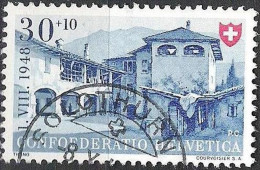 Schweiz Suisse Svizzera Pro Patria 1948: "Ticino Tessin" Zu WII 41 Mi 511 Yv 460 Mit ⊙ SOLOTHURN 8.X.48 (Zu CHF 13.00) - Gebraucht