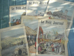 MADAGASCAR 1895, LOT DE 6 X LE PETIT JOURNAL EXPÉDITION DE MADAGASCAR - 1801-1900