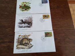 FDC  WWF Année  1976, 3 Enveloppes ” Premier Jour ” De Yougoslavie - Autres & Non Classés