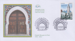 Enveloppe  FDC  1er  Jour    FRANCE   Grande  Mosquée  De   PARIS   2012 - 2010-2019