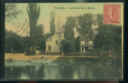 LAGNY LES BORDS CP TOILEE     (    Mes Cartes Ne Sont Pas Jaunies ) - Lagny Sur Marne