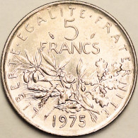 France - 5 Francs 1975, KM# 926a.1 (#4339) - 5 Francs