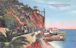 24-5059 : GRIMALDI VENTIMIGLIA. FRONTIERE LE TRAIN. CHEMIN DE FER - Andere & Zonder Classificatie