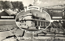 FORT MAHON - LE CAMP DES CAMPEURS -VUE DE LA PLAGE - LE GOLF MINIATURE - LE CASINO - Fort Mahon