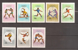 Romania-1968 - Jocurile Olimpice Mexico 68 , Serie , Nestampilat - Nuevos